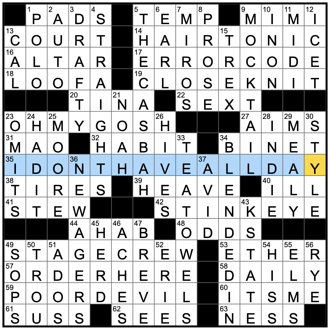 Rex Parker Does The NYT Crossword Puzzle Kvass Ingredient FRI 3 6 20 The Spanish Playing Cards And Nude With Mirror Opposite Of Mainstream Eugene O Neill s Desire Under The 
