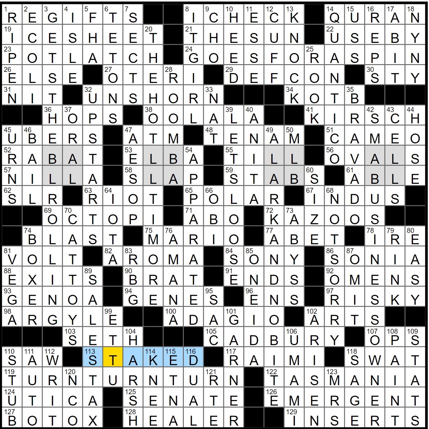 new york times crossword puzzle