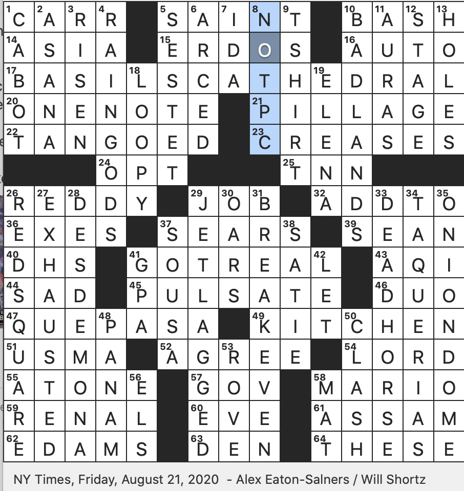 north sea feeder crossword