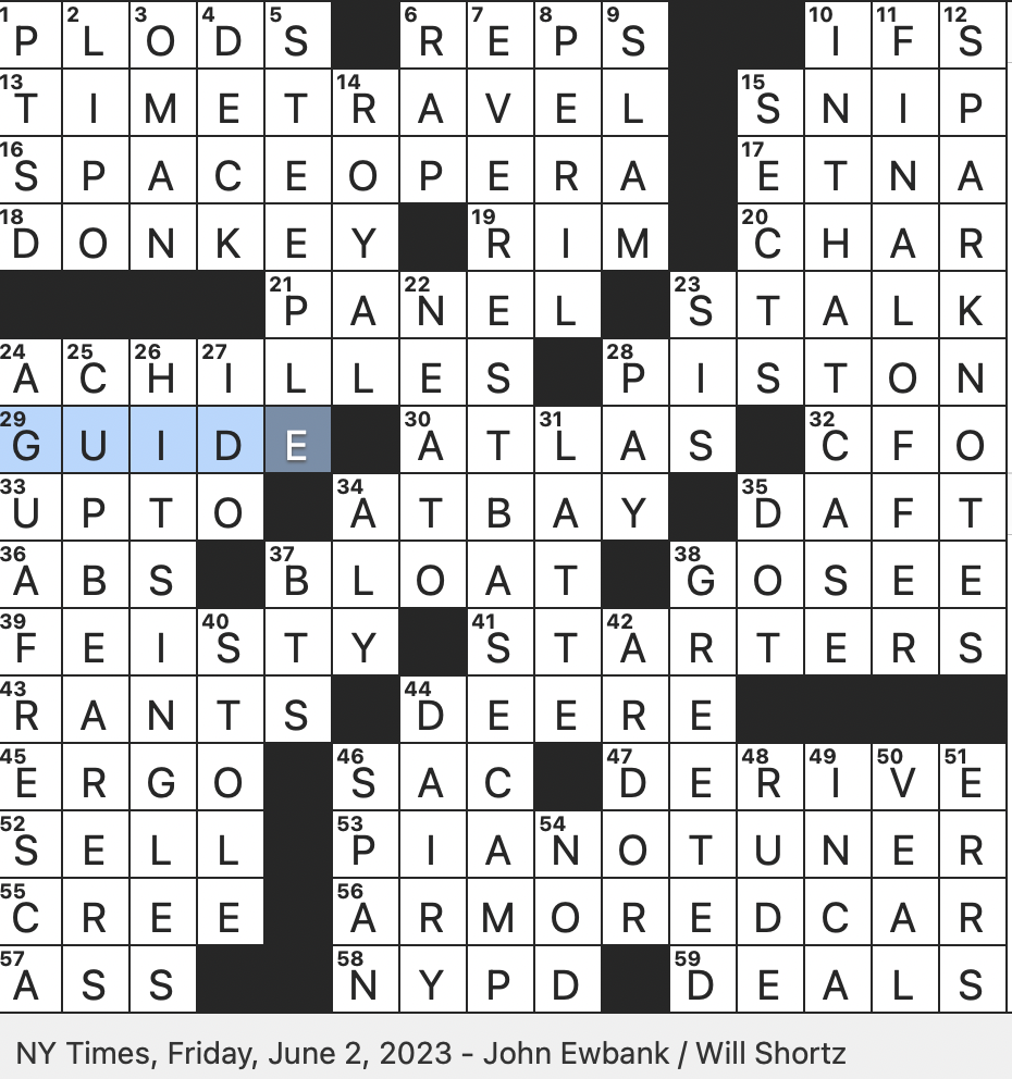 food fish crossword clue