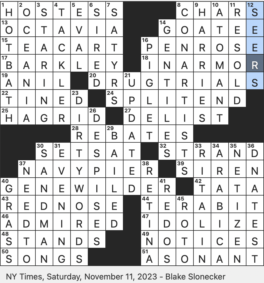 Rex Parker Does The NYT Crossword Puzzle Pooh s Bestie SAT 11 11 23 Snack Brand That Originated In 1919 Fantasy Sports Format Informally Like The s In Debris but Not