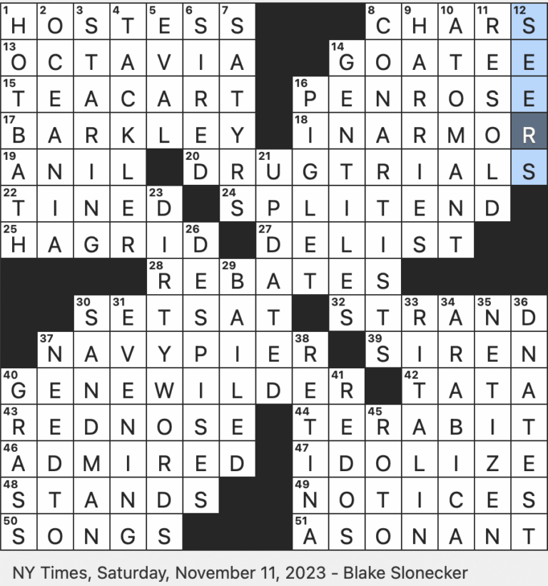 Rex Parker Does The NYT Crossword Puzzle Pooh s Bestie SAT 11 11 23 Snack Brand That Originated In 1919 Fantasy Sports Format Informally Like The s In Debris but Not