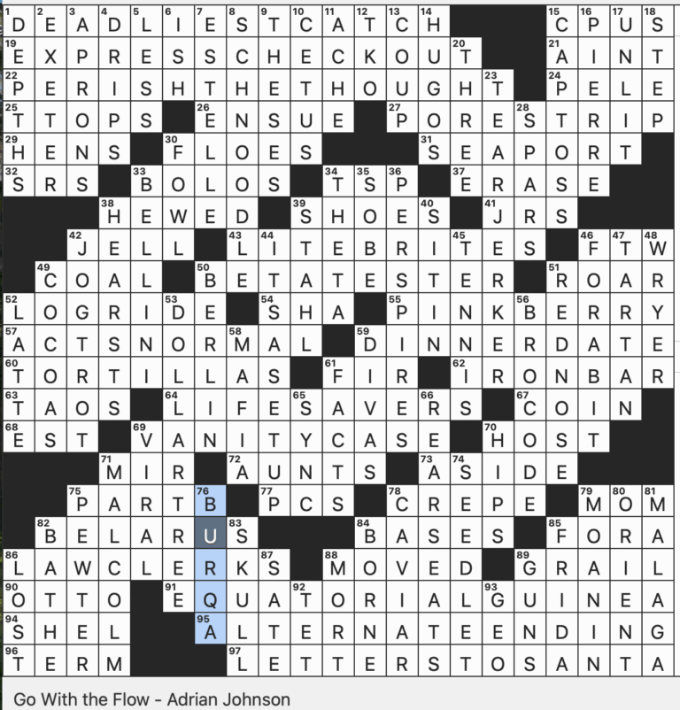 Rex Parker Does The NYT Crossword Puzzle Rhyming Toys With Colored Pegs SUN 12 22 24 Online Initialism Of Excitement Head to toe Islamic Garment Hybrid Dog Breed With Curly Hair