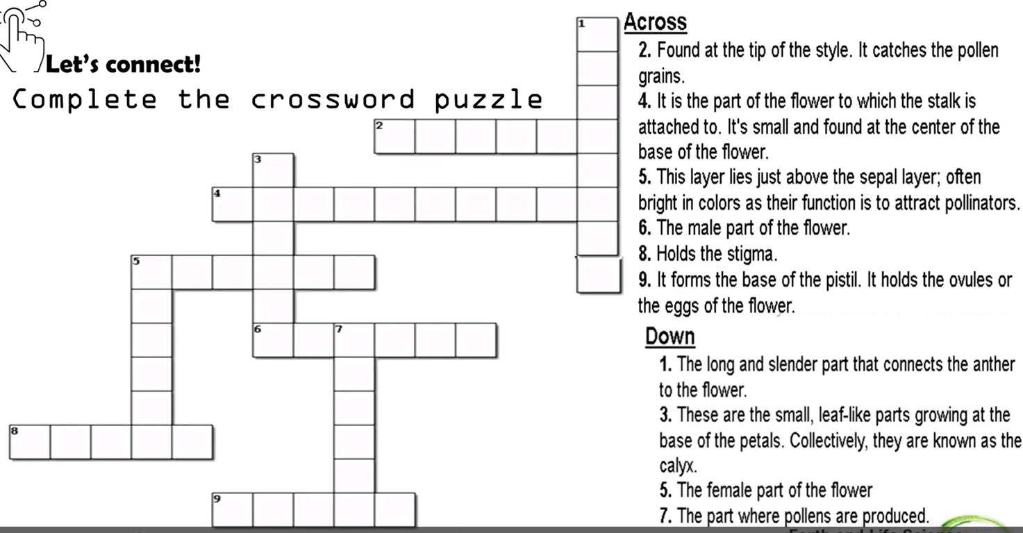 Rion Lets Connect Complete The Crossword StudyX