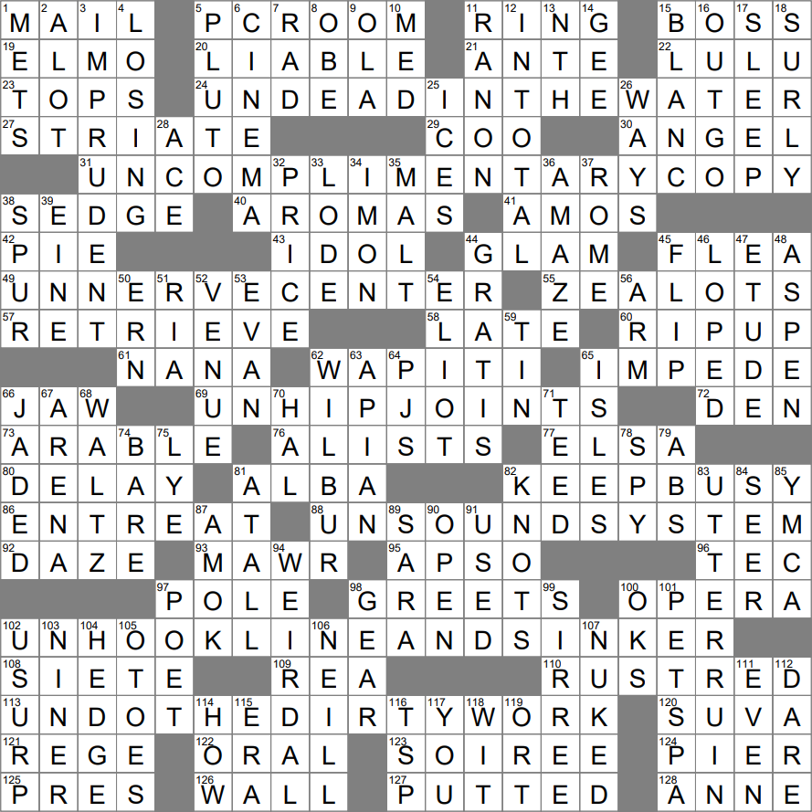 S Korean Gaming Spot Crossword Clue Archives LAXCrossword