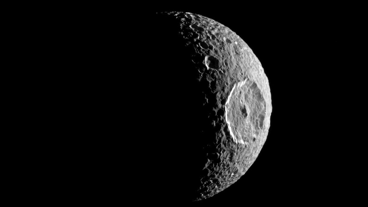Saturn s Death Star Moon Could Have A Secret Underground Ocean Live Science