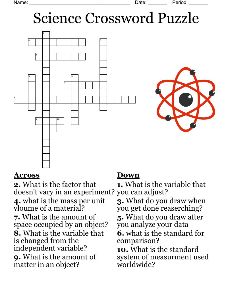 crossword puzzle clues and answers