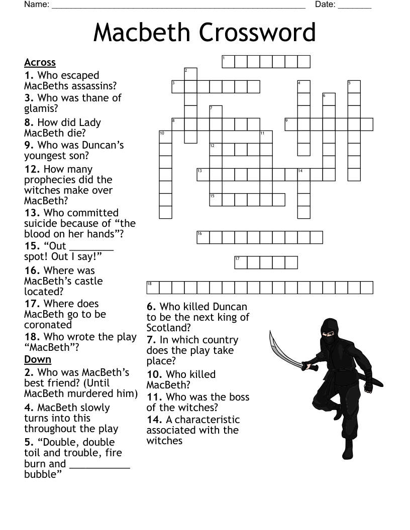 Scotland Crossword WordMint