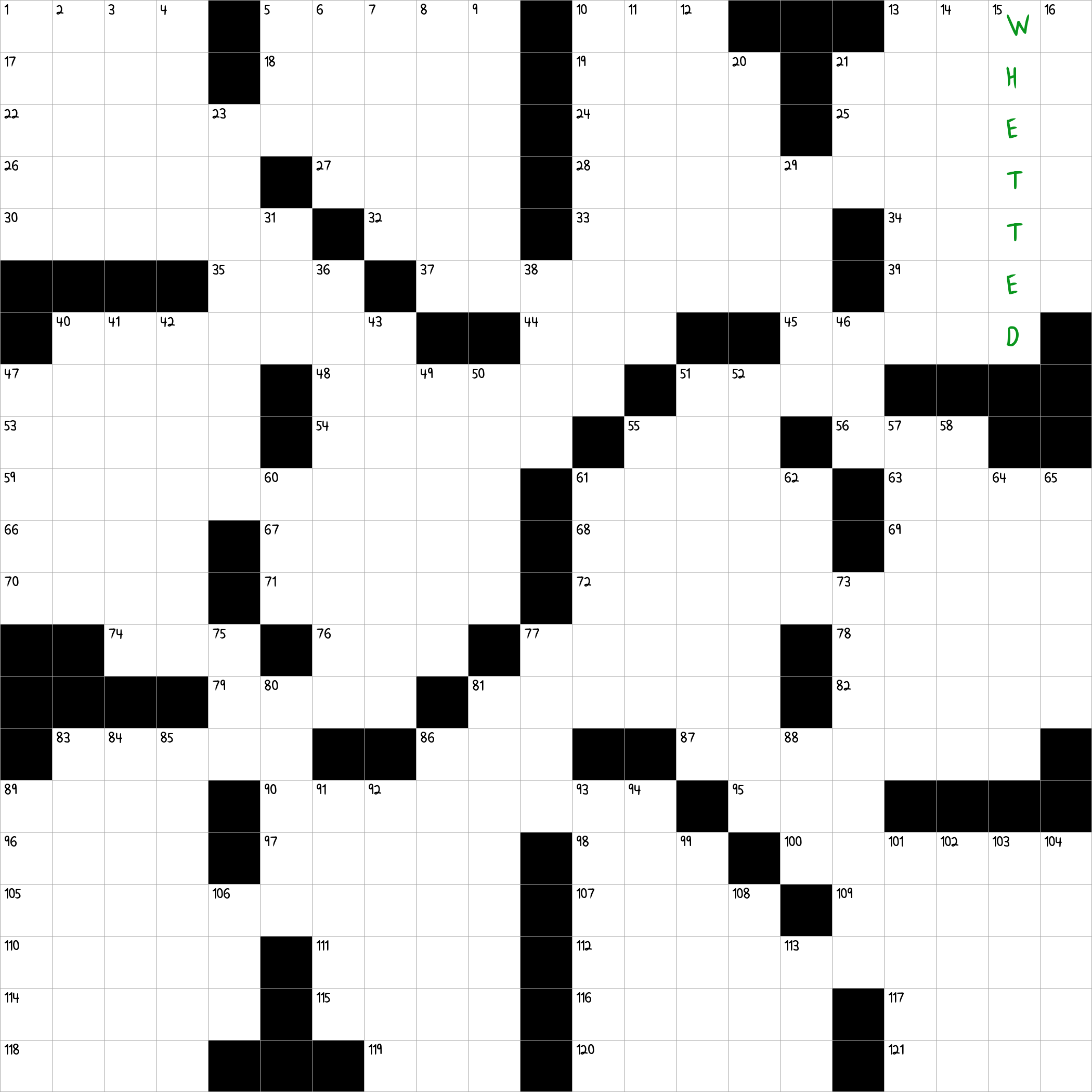 Sharpened NYT Crossword Clue