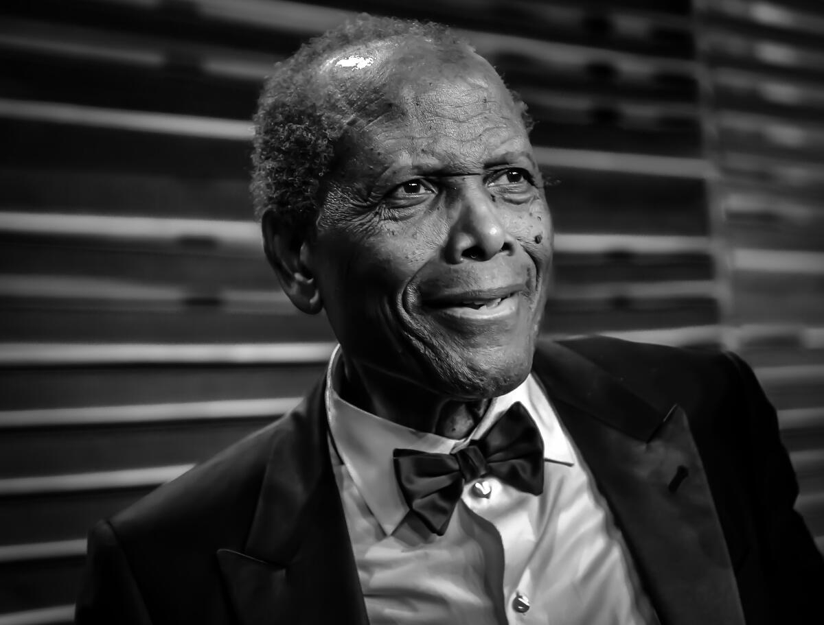 Sidney Poitier Death Hollywood Mourns One Of Its Pioneers Los Angeles Times