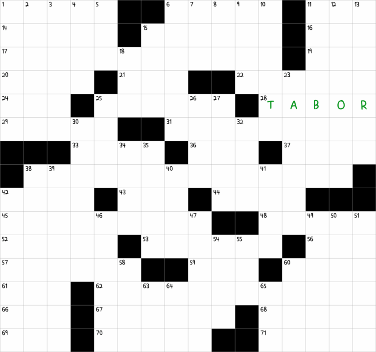 Small Drum NYT Crossword Clue