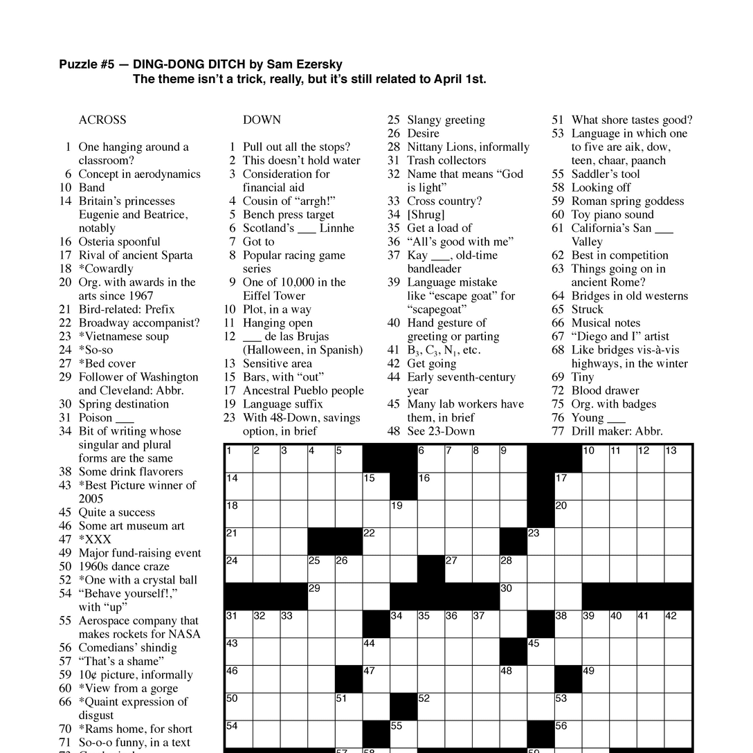 Solve The Puzzle The New York Times