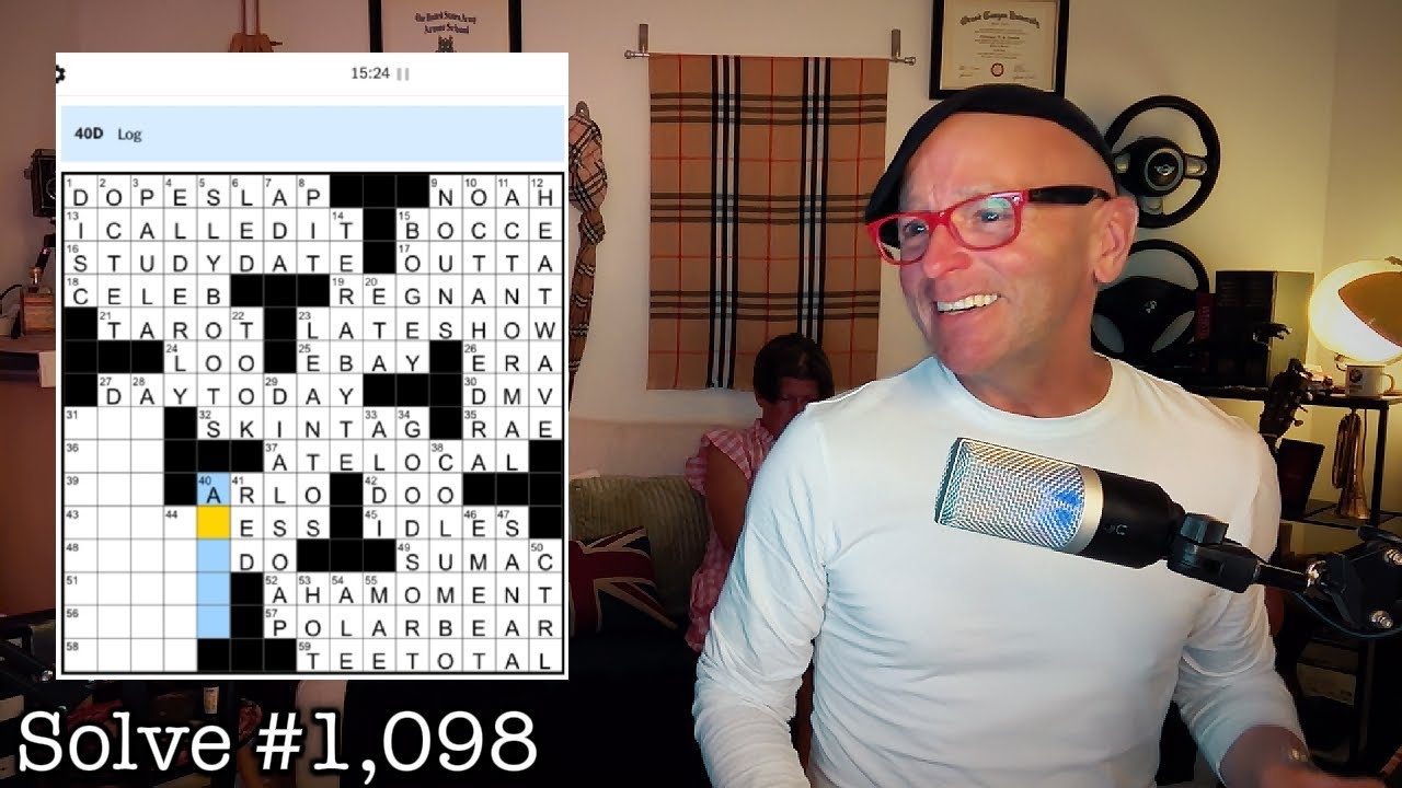 Solving Friday s NYT Crossword Debut By Fritz Juhnke With A Red Bitter Spritz Let s Wine Down YouTube