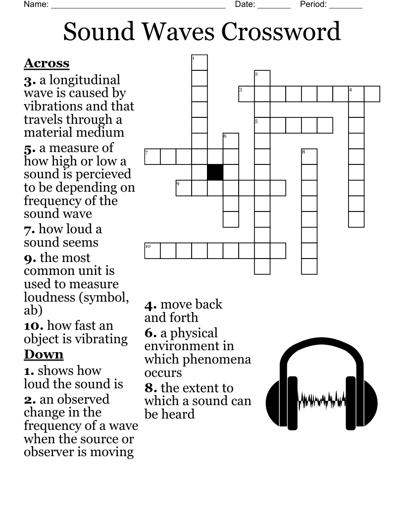 Sound Waves Crossword WordMint