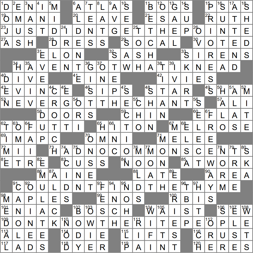 Soy based Frozen Dessert Brand Crossword Clue Archives LAXCrossword