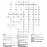 Spain Crossword WordMint