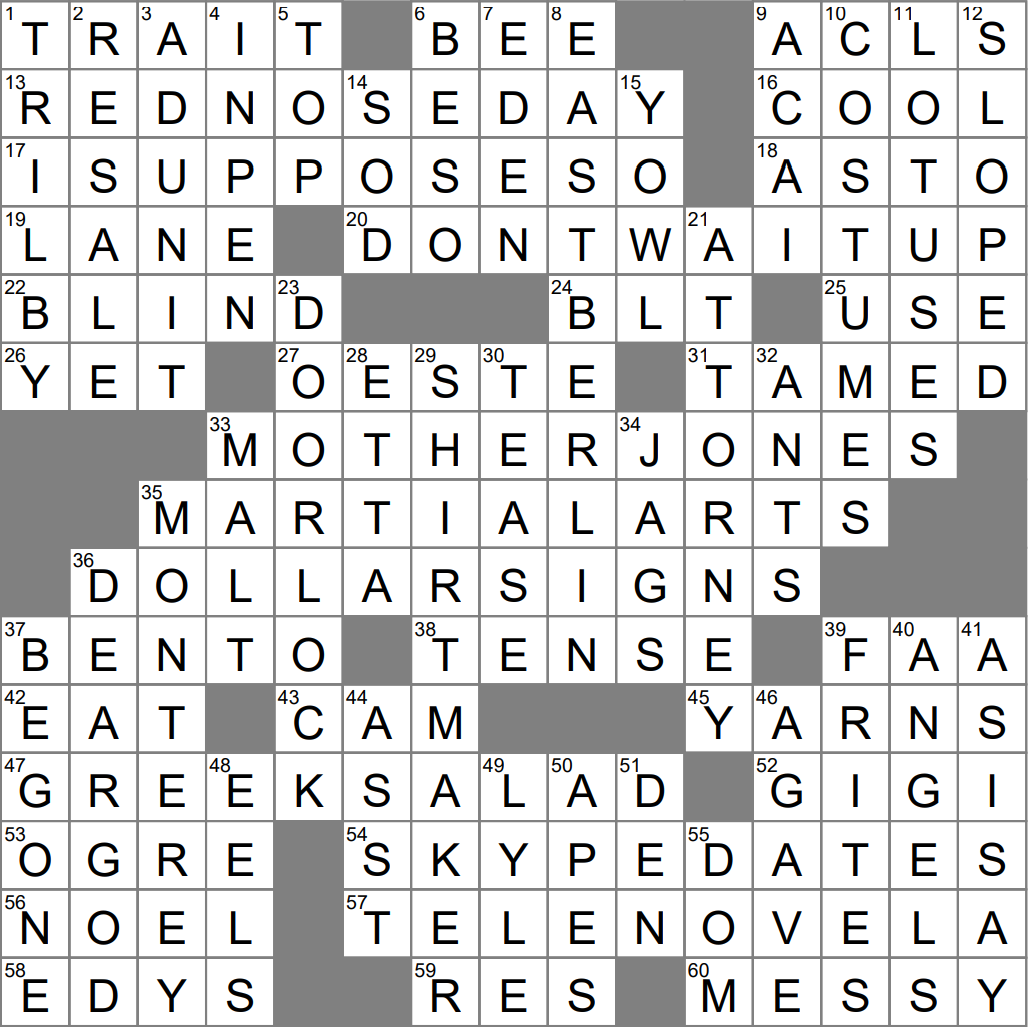 Spanish Soap Crossword Clue Archives LAXCrossword Spanish Soap Crossword Clue Archives LAXCrossword