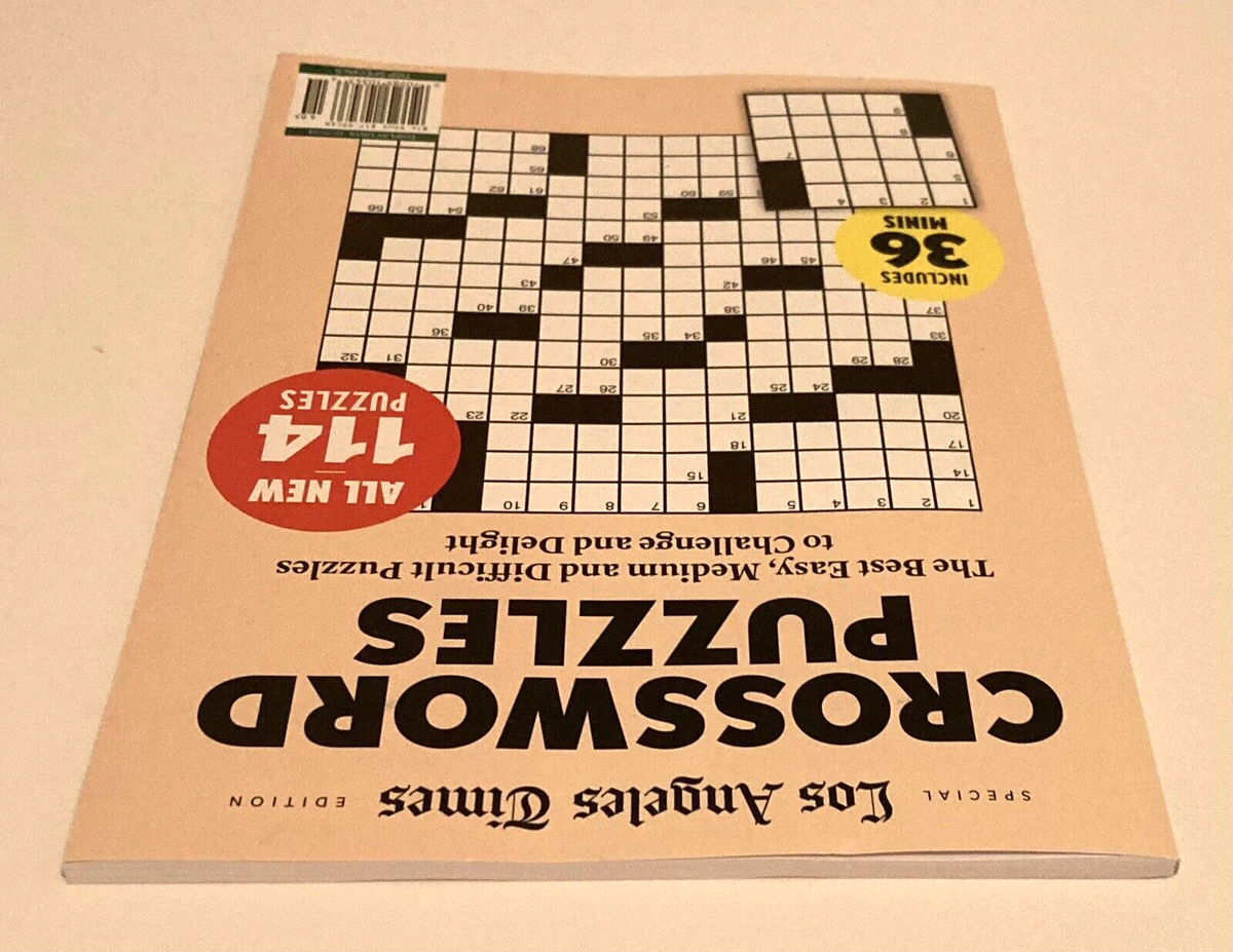 SPECIAL Los Angeles CROSSWORD PUZZLE 114 Puzzles Time Includes 36 Minis EBay
