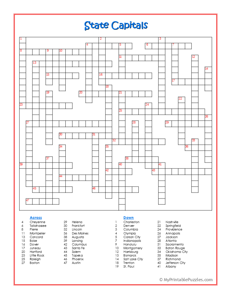 hawaii and tennessee crossword clue