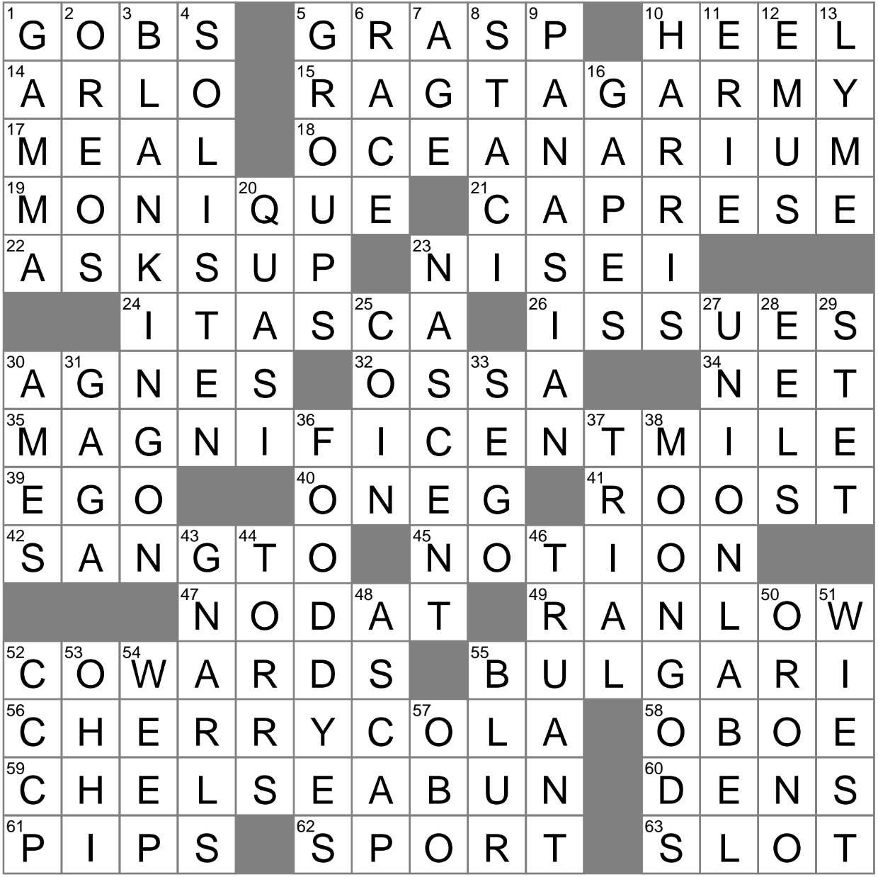 Sticky Roll That Originated In Britain Crossword Clue Archives LAXCrossword