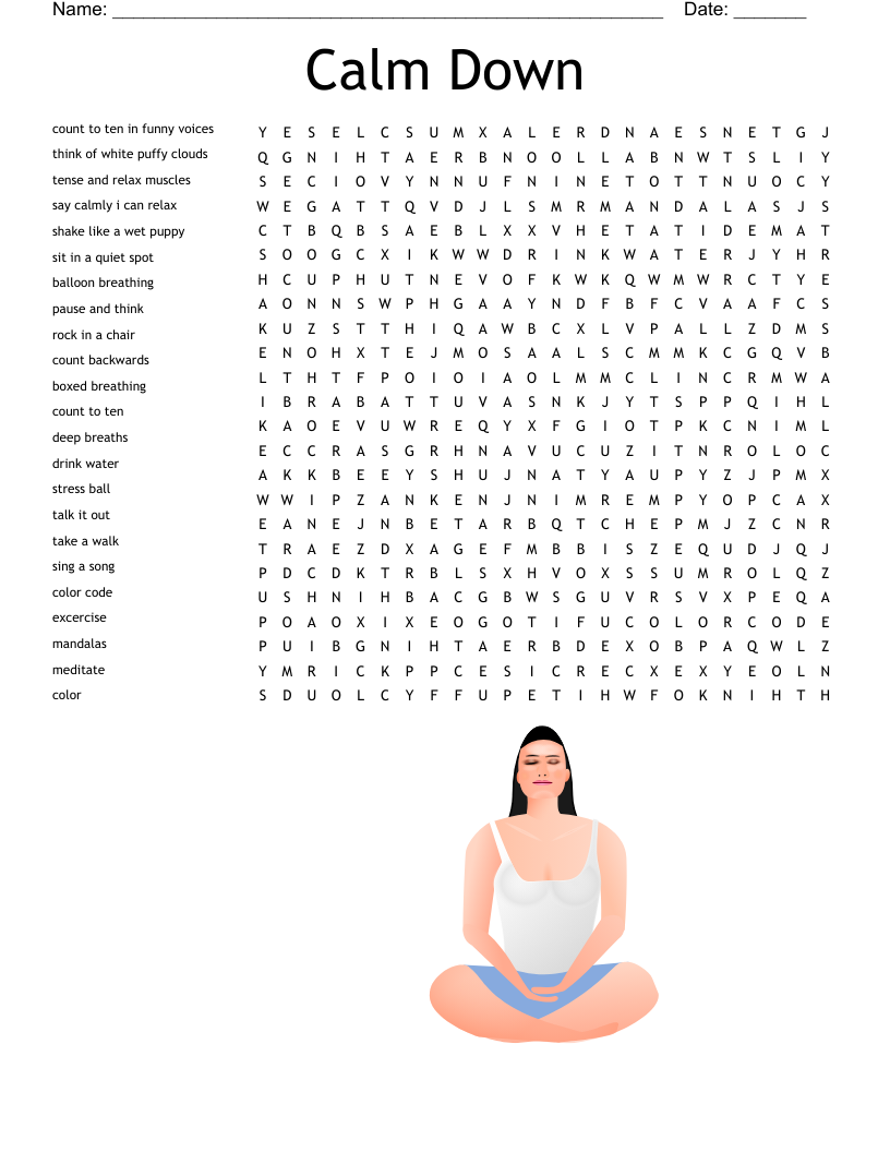 Stress Relief Crossword WordMint