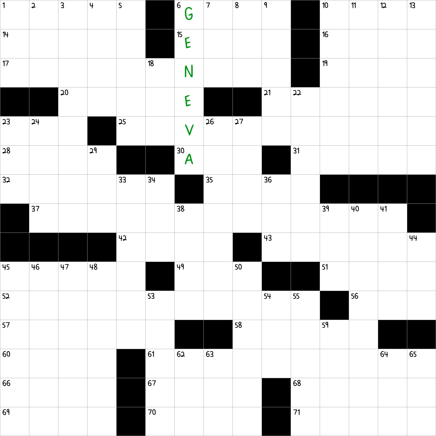 Swiss City Famous For Hosting Peace Conferences NYT Crossword Clue March 3 2025