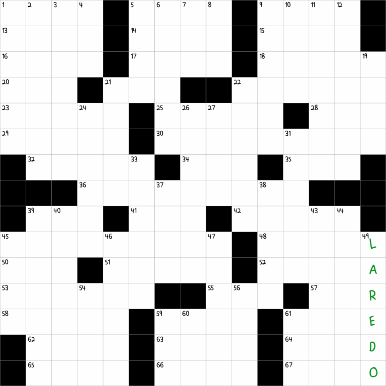 Texas City On The Rio Grande NYT Crossword Clue