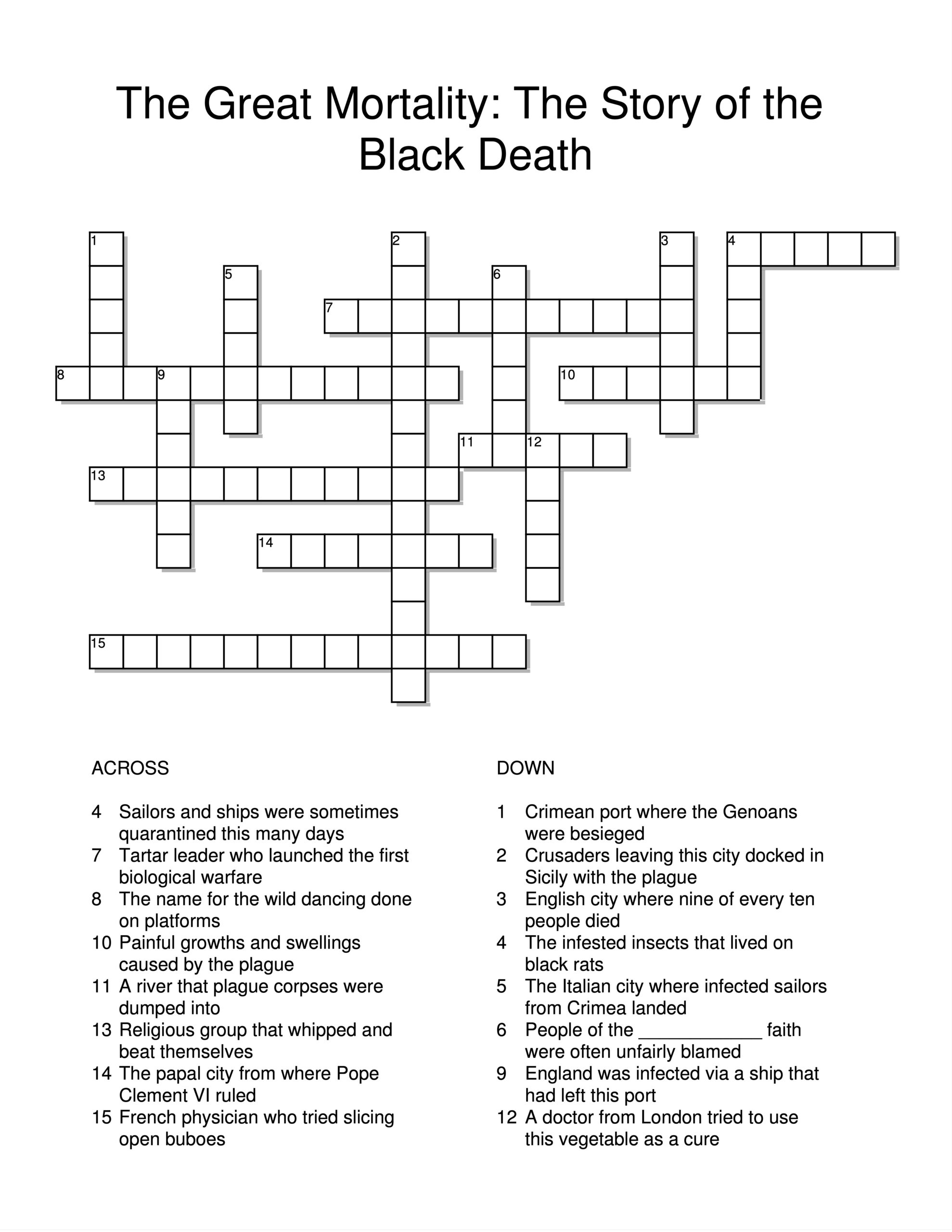 french river crossword puzzle