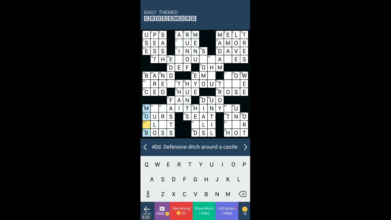 THE DAILY THEMED CROSSWORD PUZZLE FOR MONDAY MUSIC MONDAY Join YouTube