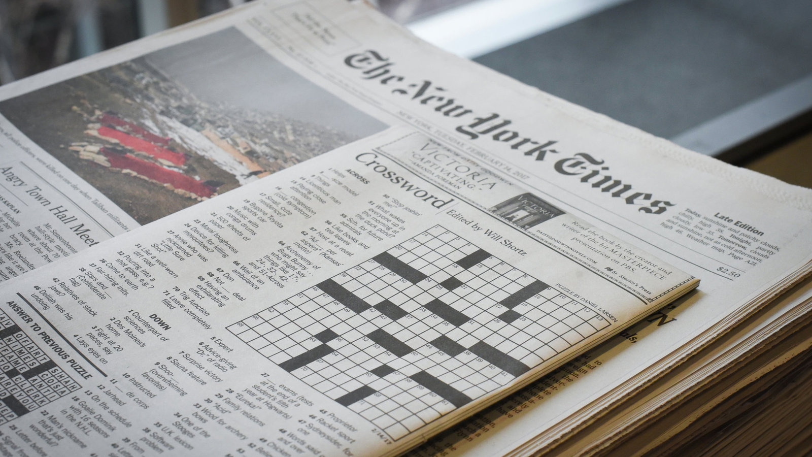 stock market debut crossword