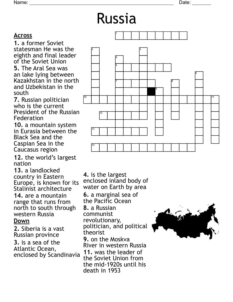 The Great War Crossword Puzzle WordMint