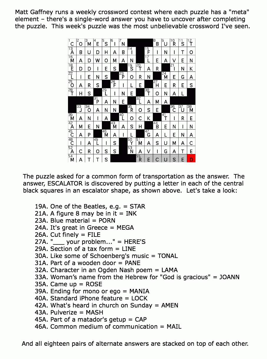 oklahoma city crossword puzzle clue