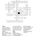 The Hobbit Crossword WordMint