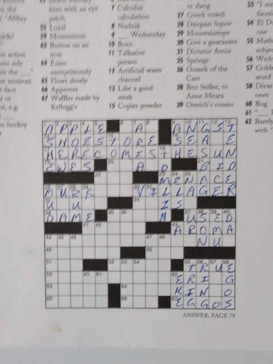 angsty music genre crossword clue