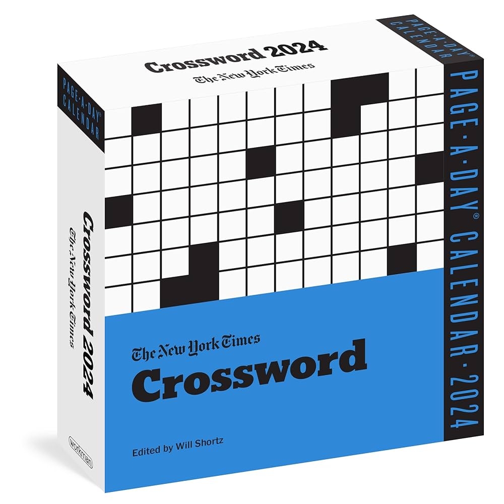 The New York Times Daily Crossword Page A Day Calendar 2024 For Crossword Beginners And Puzzle Pros Workman Calendars Shortz Will Amazon Books