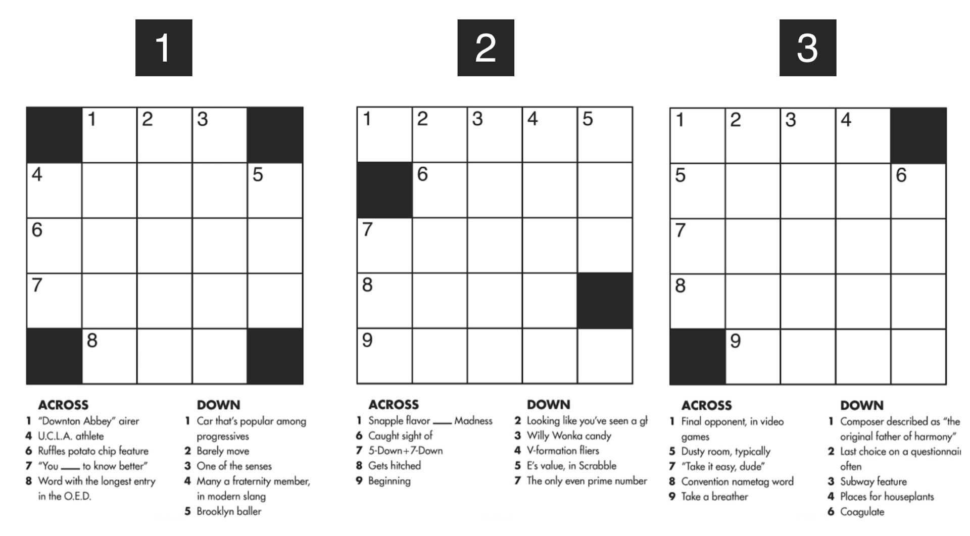 The New York Times Mini Crosswords Volume 1 Tools And Toys
