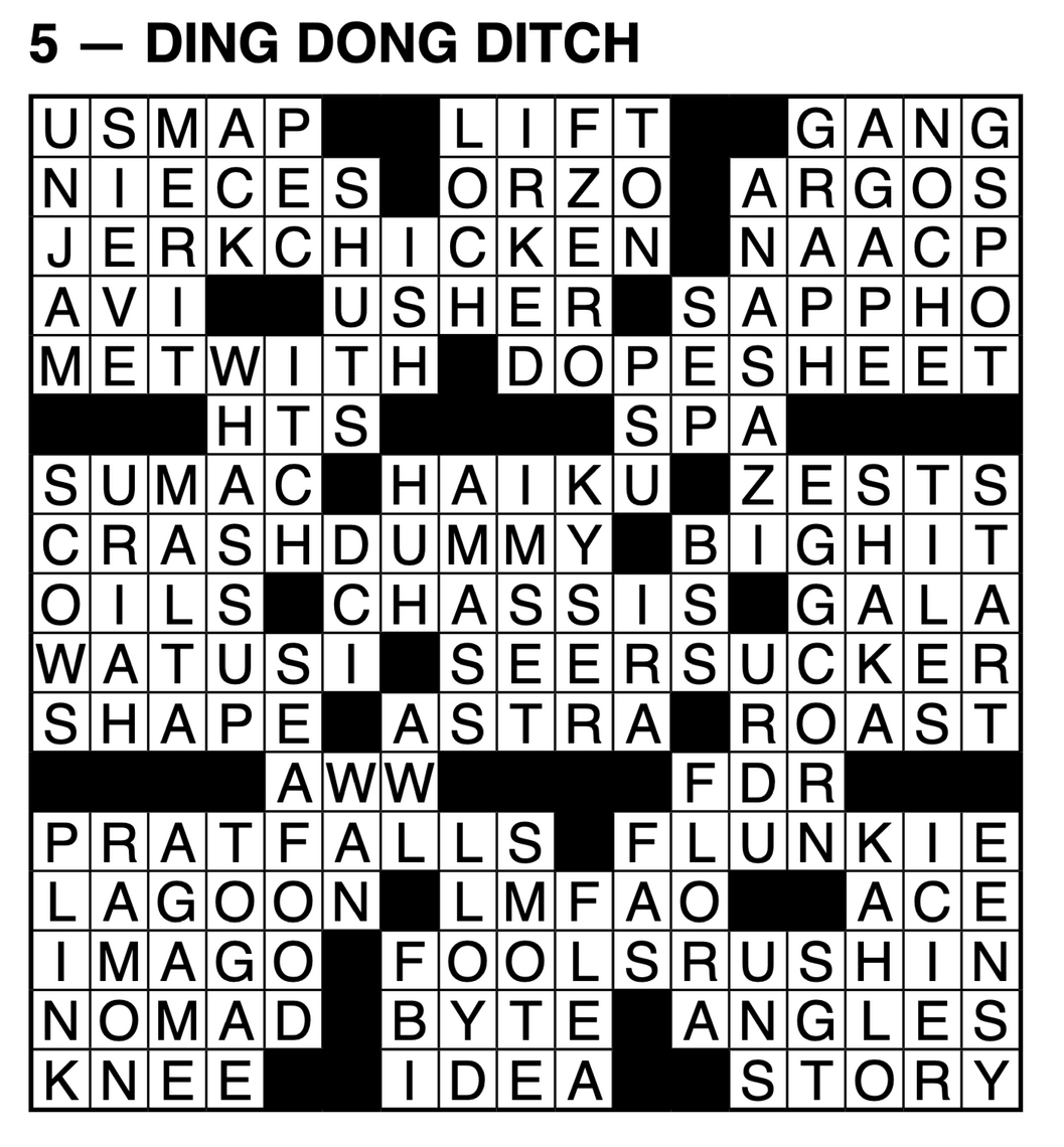 This Puzzle Is A Battle Sam Ezersky s Puzzle Five The New York Times