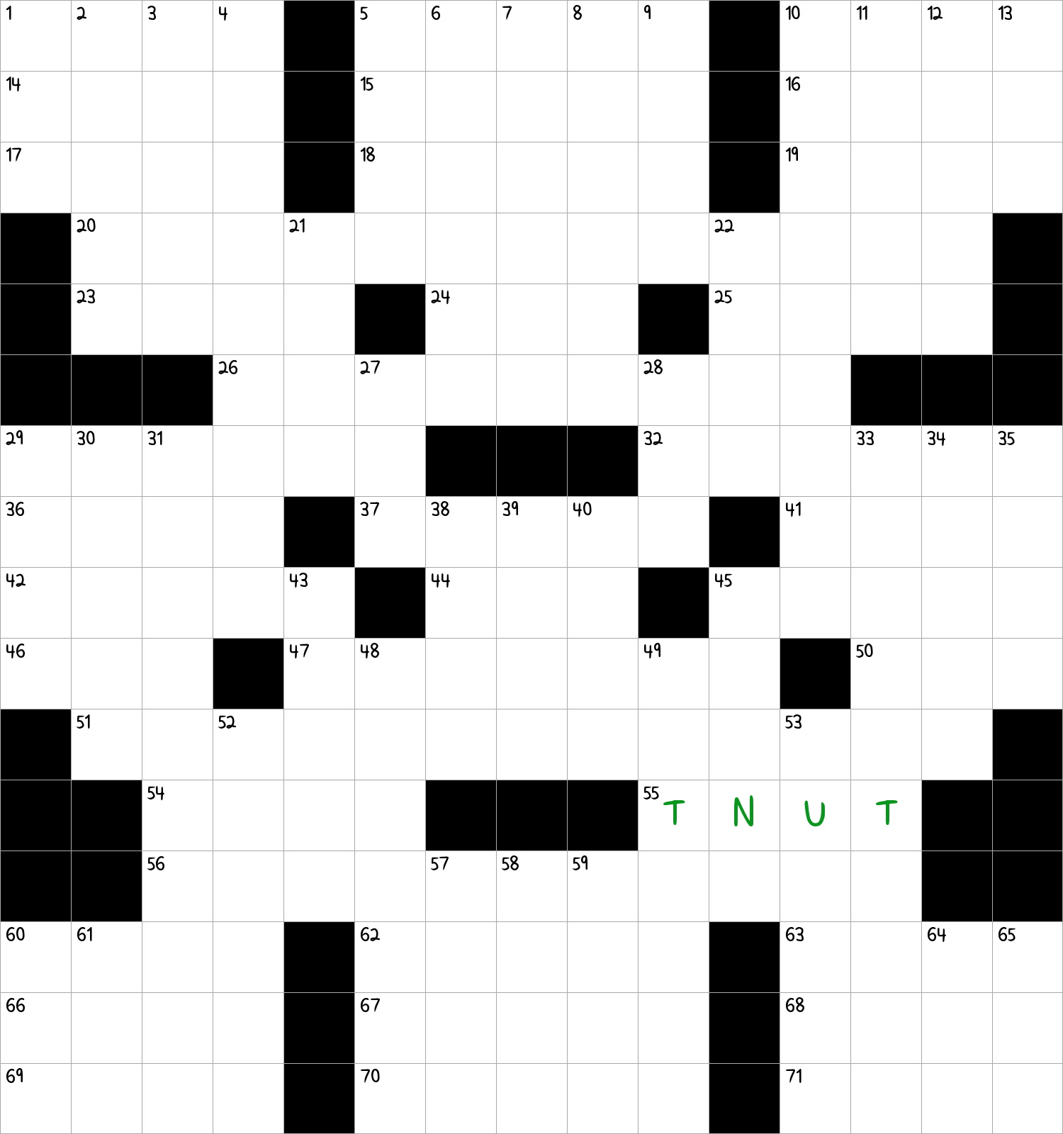 Threaded Fastener NYT Crossword Clue