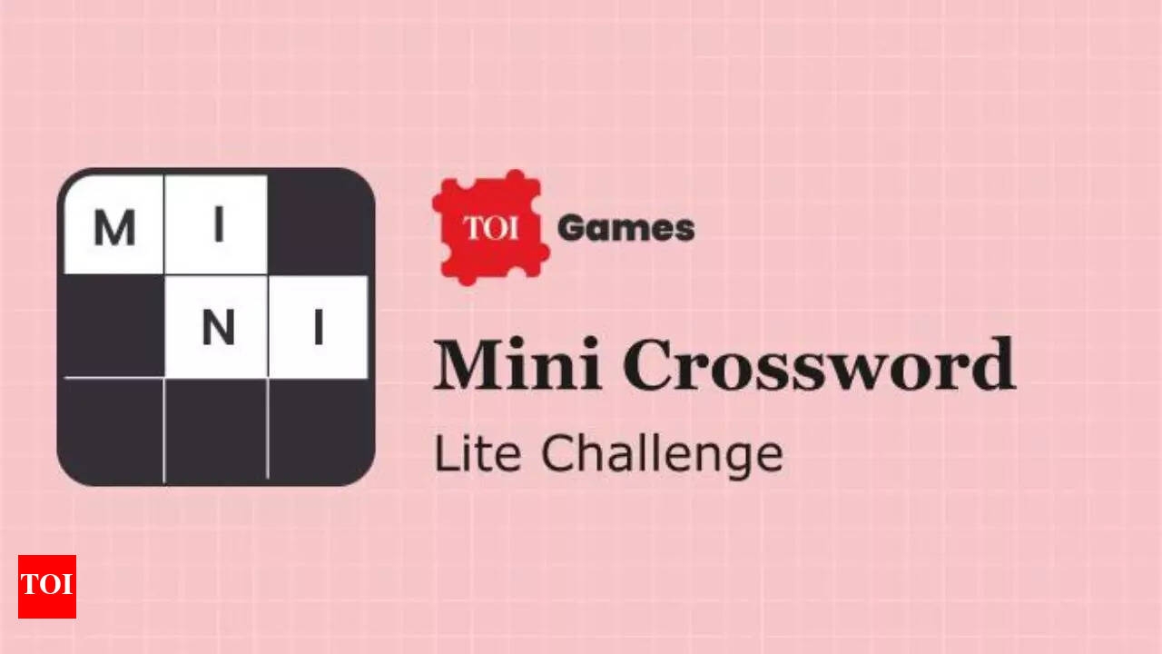 Today s TOI Mini Crossword Clues For 01 February 2025 The Times Of India