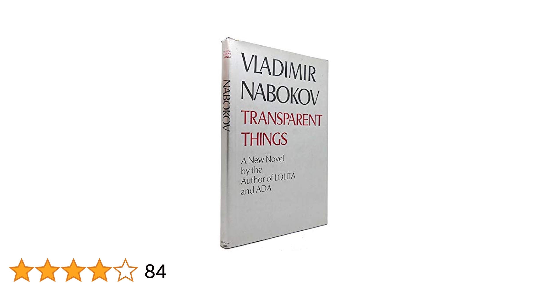 Transparent Things A Novel Vladimir Nabokov 9780070457348 Amazon Books