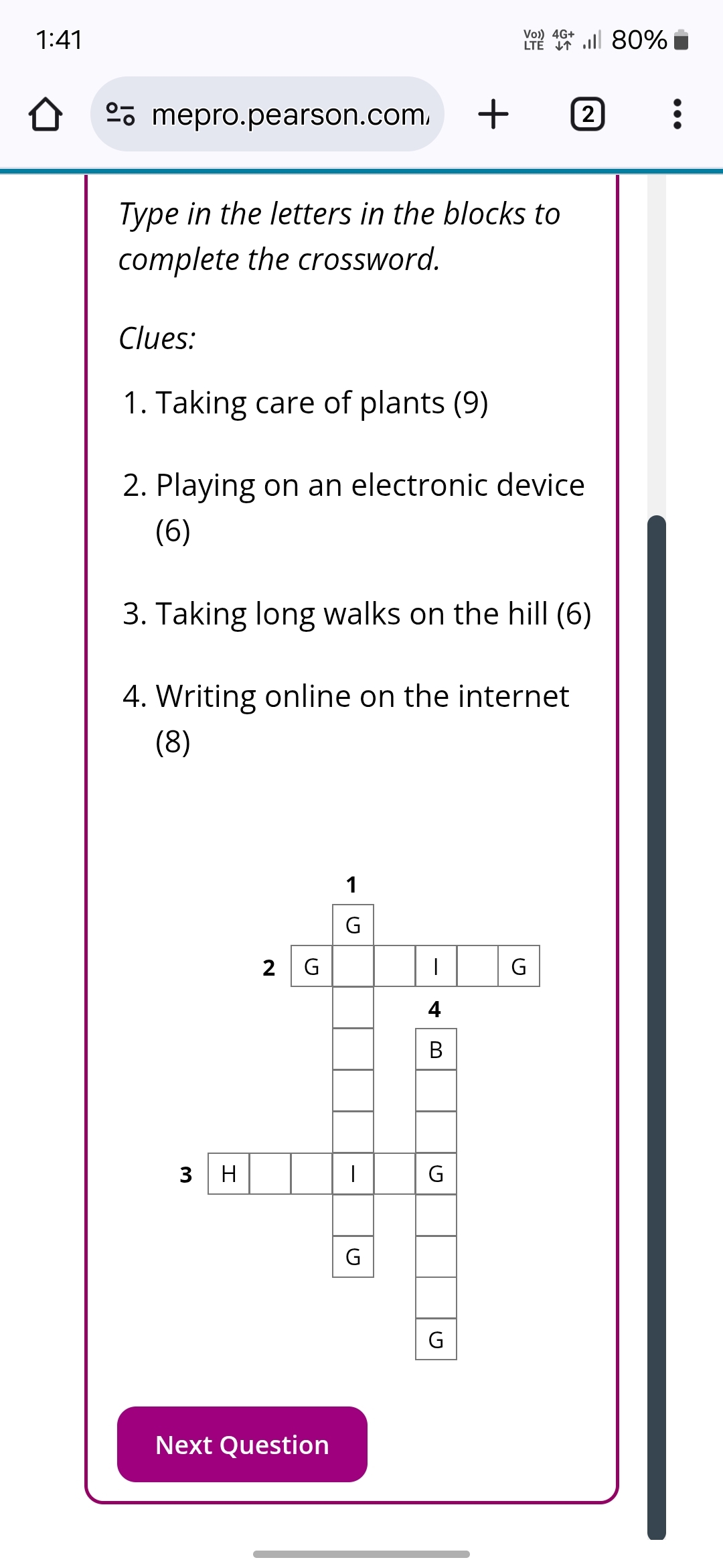 Type In The Letters In The Blocks To StudyX