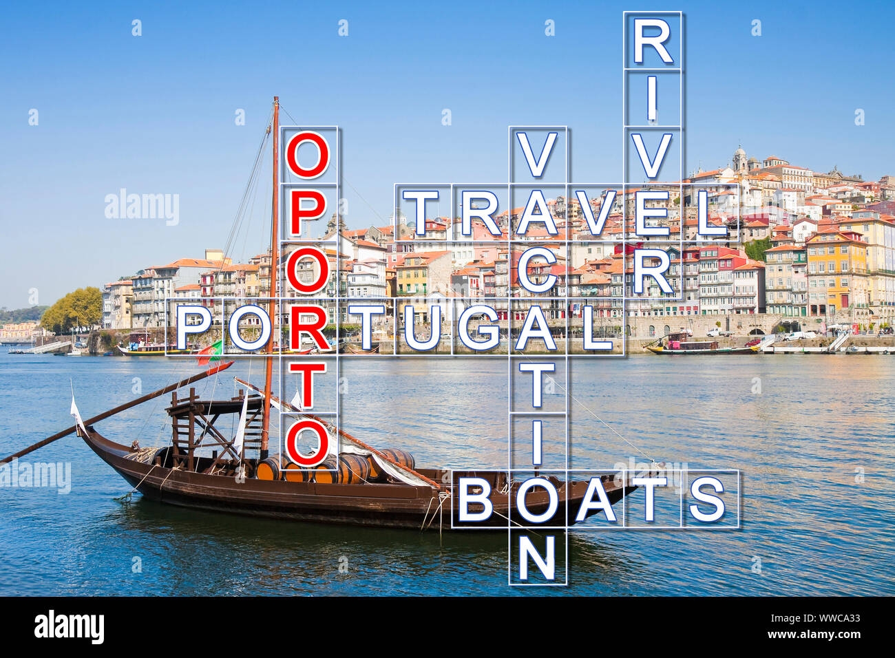 Typical Portuguese Boats Used In The Past To Transport The Famous Port Wine Portugal Crossword Concept Stock Photo Alamy Typical Portuguese Boats Used In The Past To Transport The Famous Port Wine Portugal Crossword Concept Stock Photo Alamy