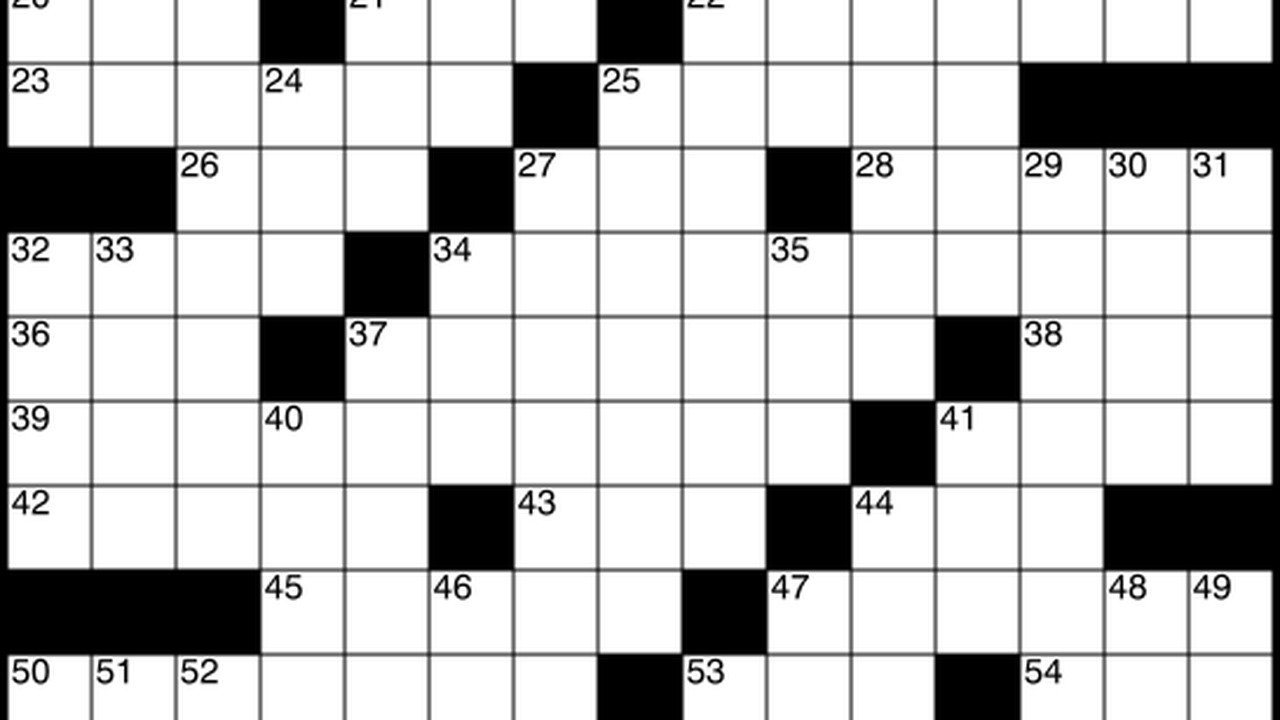 universal crossword puzzle for today