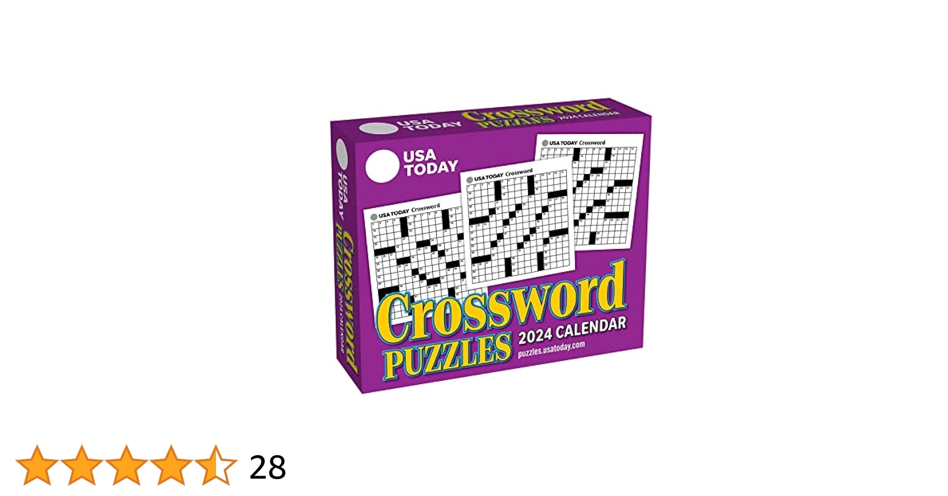 USA TODAY Crossword 2024 Day to Day Calendar USA TODAY 9781524884109 Amazon Books