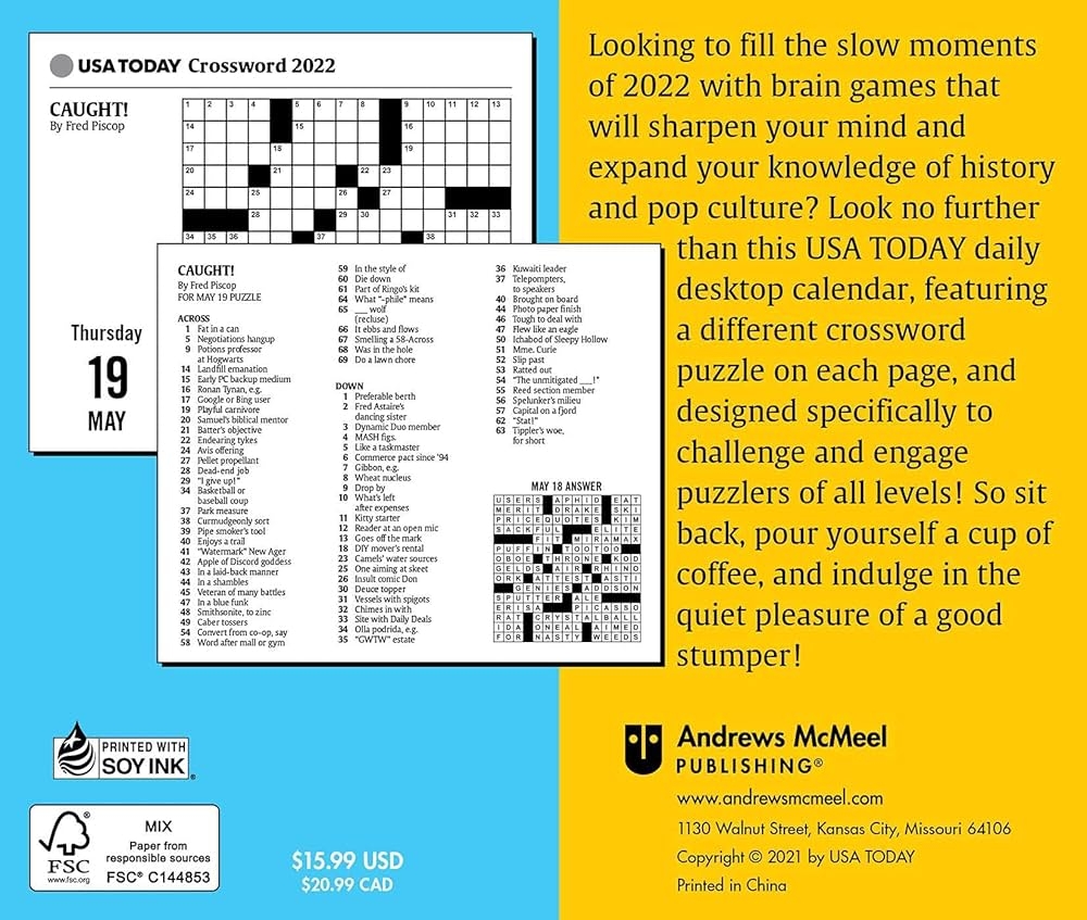 usa daily crossword puzzle