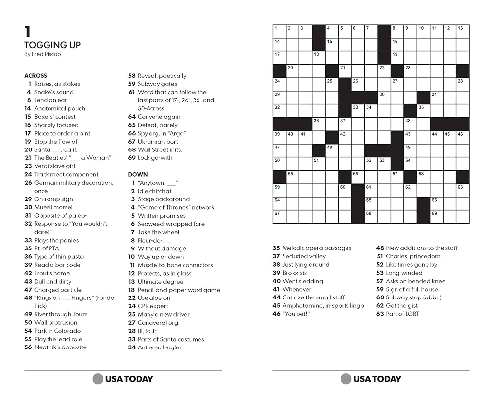 usa crossword daily crossword puzzles