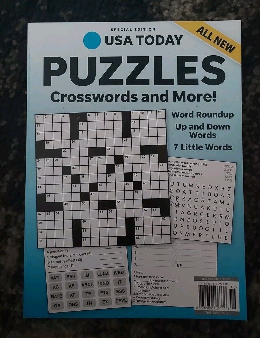 usa today crossword puzzles