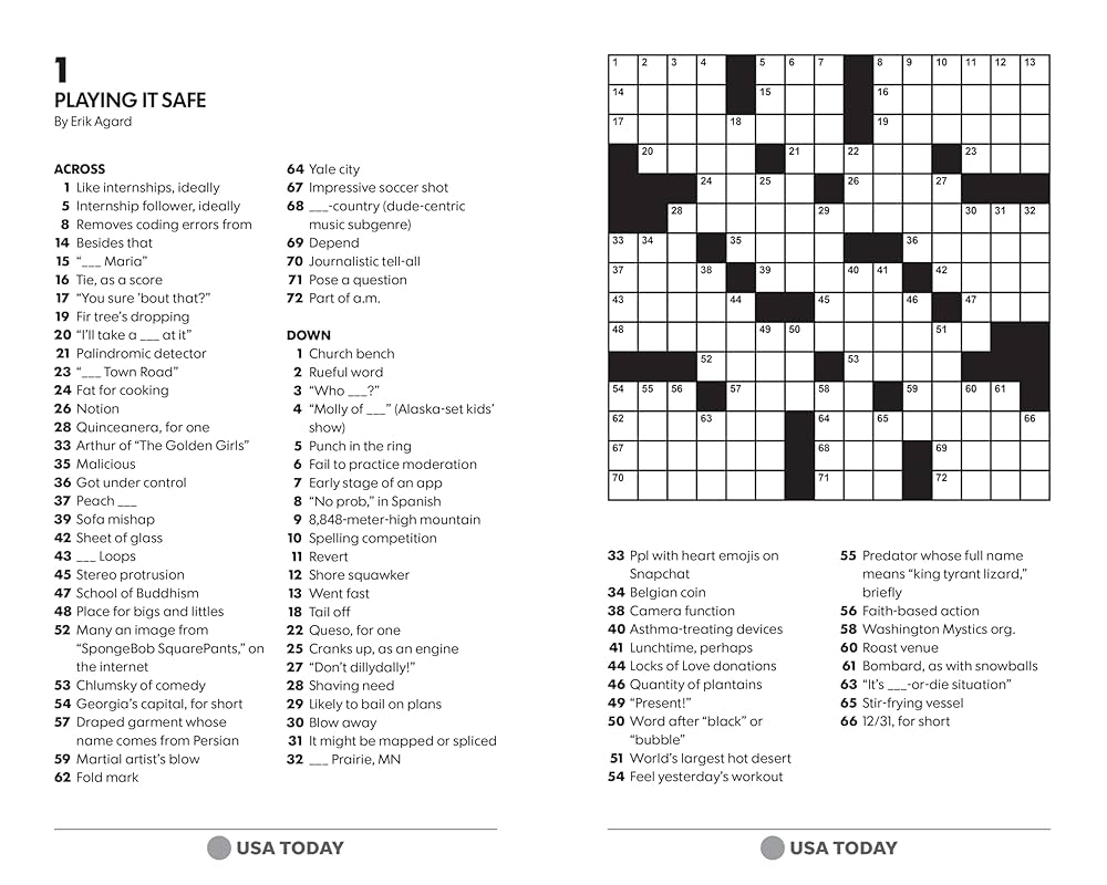 USA TODAY Teatime Crosswords 200 Puzzles USA Today Puzzles USA TODAY 9781524869922 Amazon Books