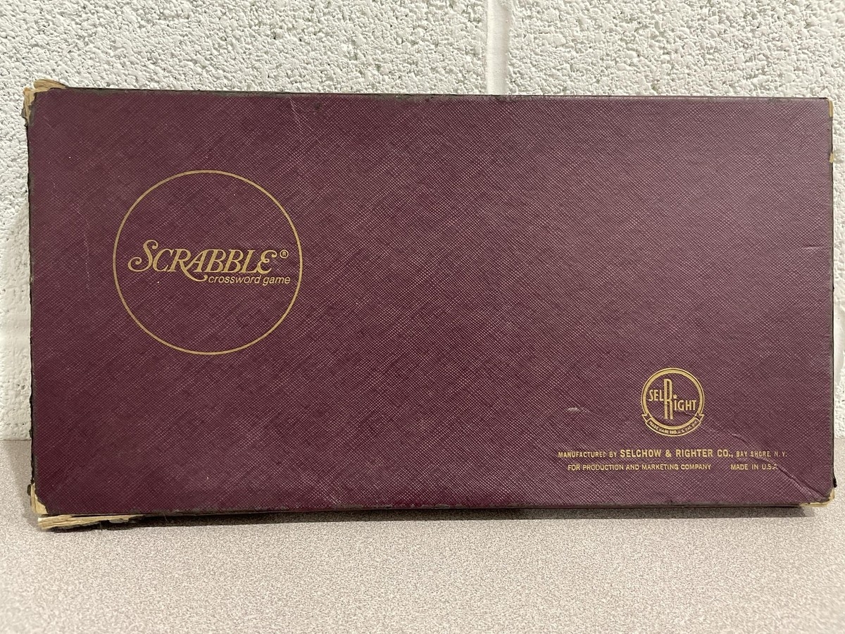 Vintage Scrabble CrossWord Game Complete EBay