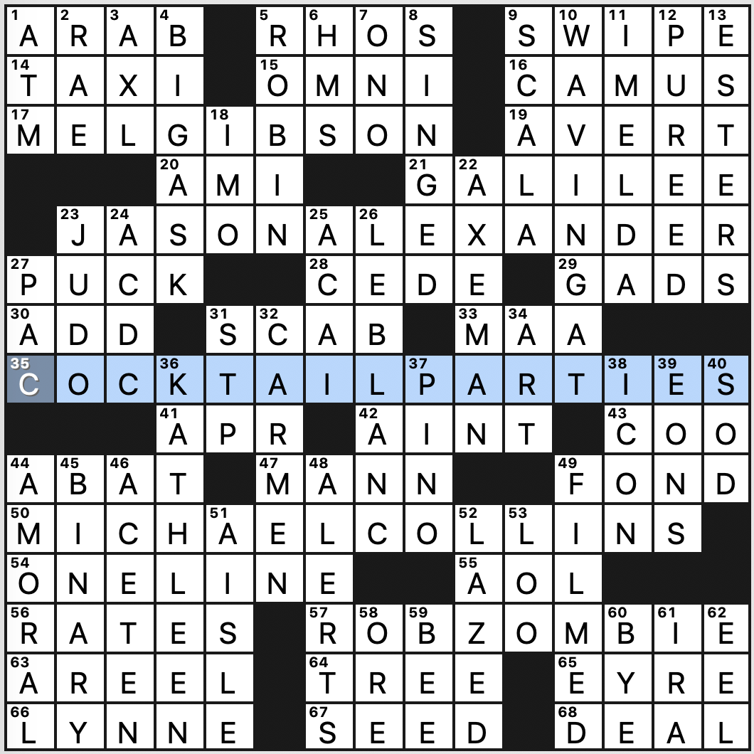 Wednesday May 6 2020 Diary Of A Crossword Fiend